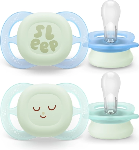 Philips Avent night pacifier for newborns 0–2 months, 2 pcs