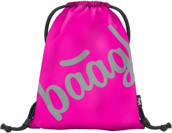 Sac à dos rose BAAGL Skate avec logo lumineux