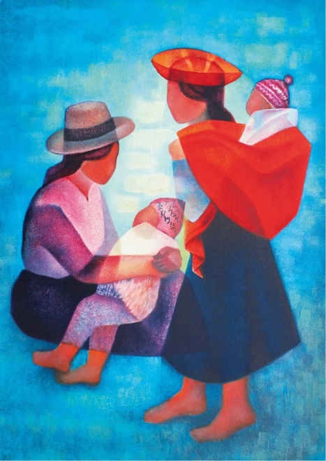 Puzzle BLUEBIRD Peruvian Family – 1000 pieces