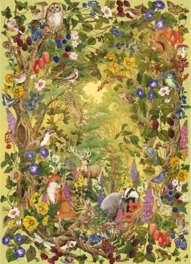 Puzzel The Art File: Zonnige open plek 1000 stukjes