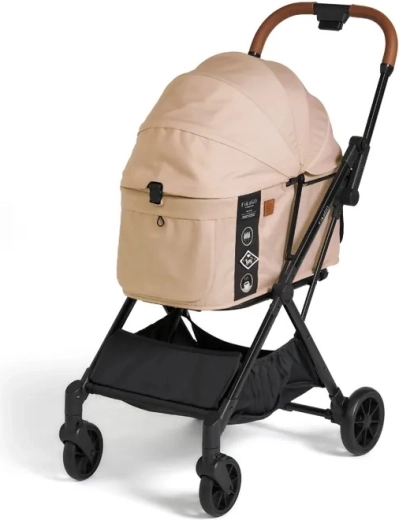 Fikago pet stroller Hygge Beige, self-folding 5.5 kg
