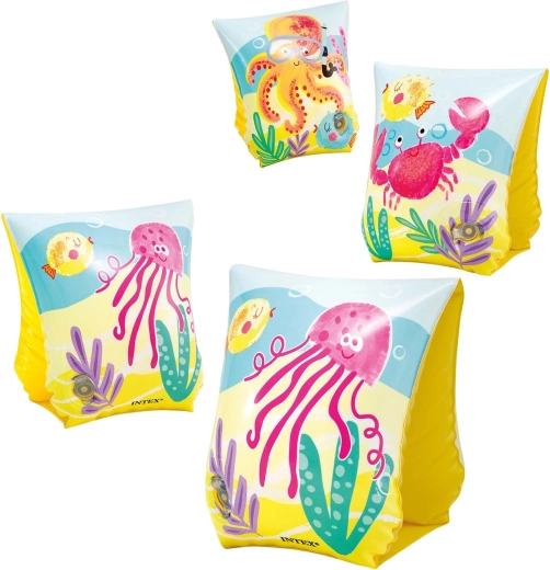 Brassards de natation gonflables motifs marins 23 × 15 cm INTEX