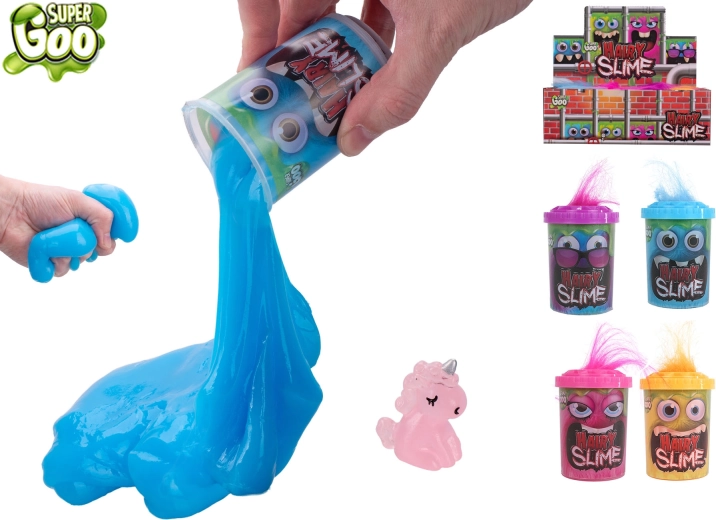 Super Goo slime – monstre poilu 8 cm, 100 g