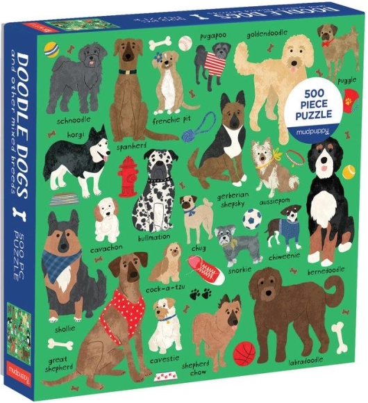 Mudpuppy Dog Breeds Puzzle 500 Pieces