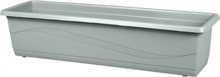 Plastic Planter Box Lobelia Modern 50 cm light green