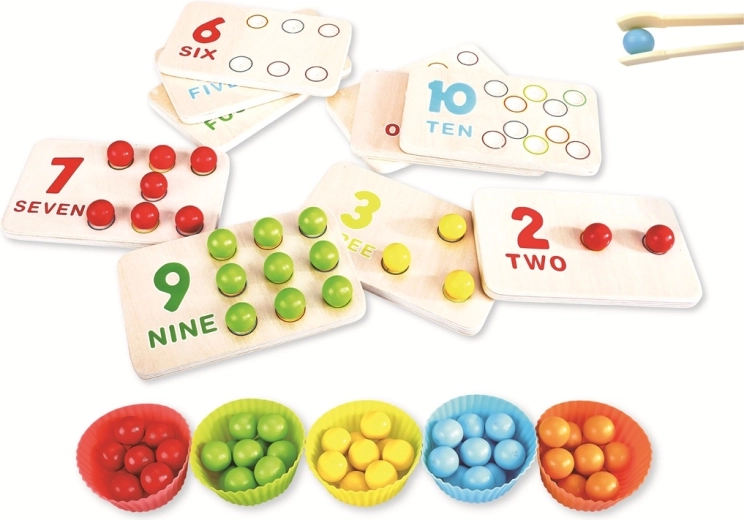 Montessori counting set for children, 97 pieces, 2Kids Toys