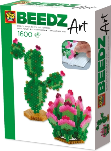 Iron-on Beads Art – Cacti and Succulents 3D