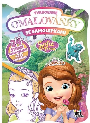 Omalovánky in speciale vormen Sofia de Eerste met stickers