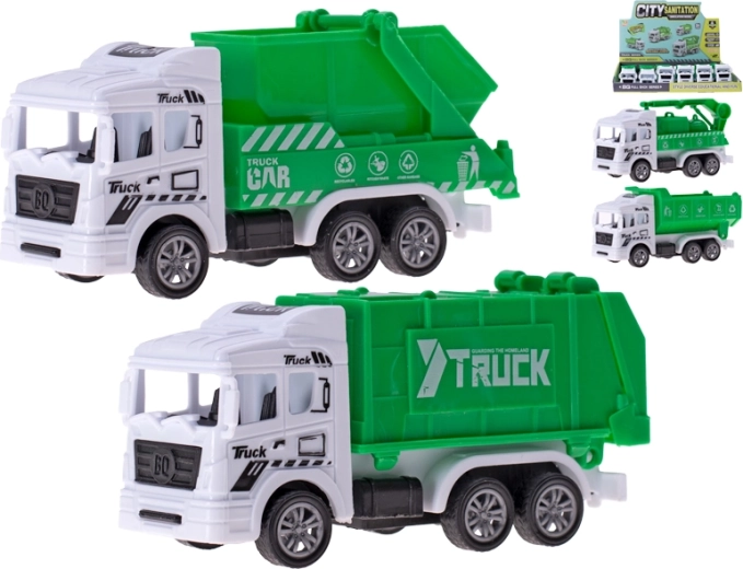 Set de camions-bennes avec retour en arrière 12 cm