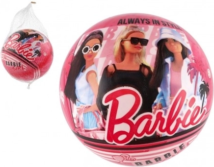 Balle Barbie gonflée 23 cm en filet