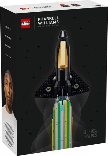 LEGO Icons Joy with PHARRELL WILLIAMS – display space shuttle for adults
