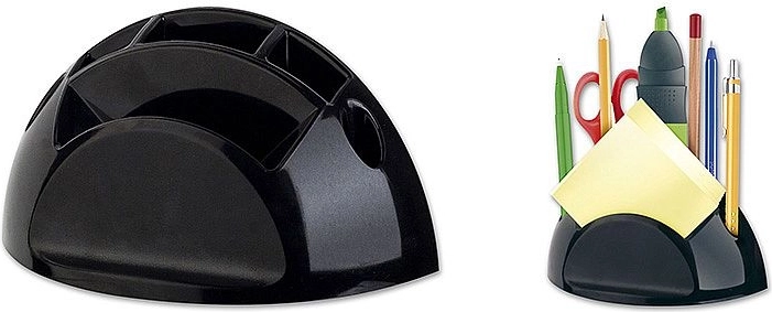 ICO Smart pencil and sticky note holder, black