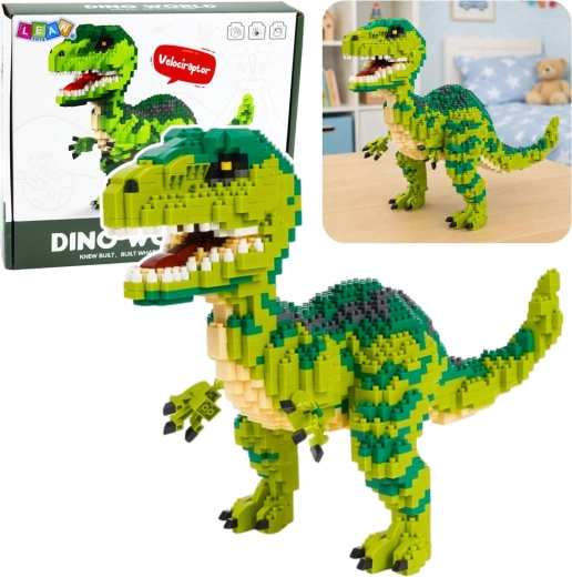 Bouwset dinosaurus Velociraptor 3D-figuur 1457 stukjes