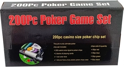 Pokerset in praktische koffer
