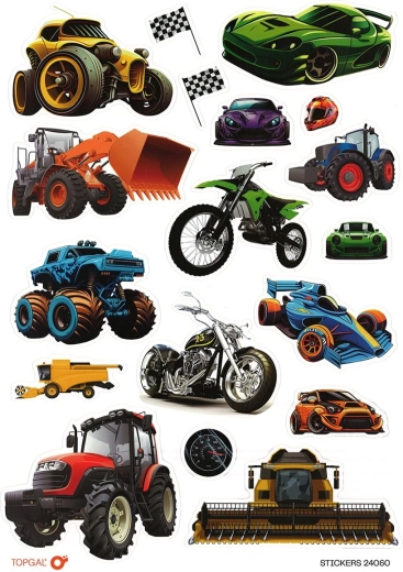 Topgal Stickers Moto Stickers