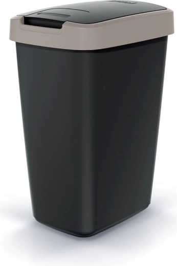 Compacta Q Flap Trash Can 12 L