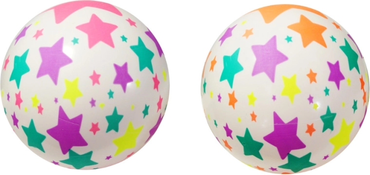 Balle en caoutchouc avec étoiles pour enfants