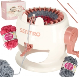 Ronde breimachine met 22 naalden en garenset