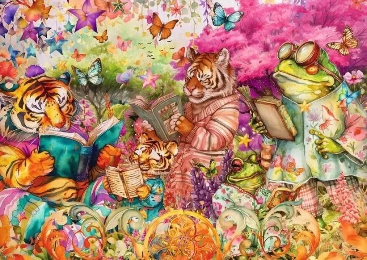 Ravensburger puzzle Book Club 1000 pieces