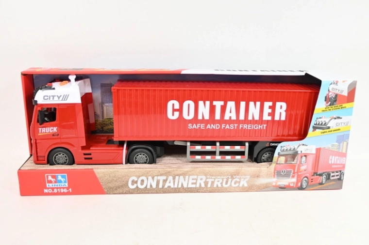 TIR container truck 59 cm with lights and sound