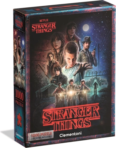 Puzzel 1000 stukjes NETFLIX STRANGER THINGS – poster van Clementoni