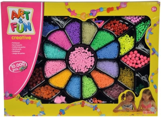 Gift Set of Beads A&F, 10,000 pcs Including Accessories