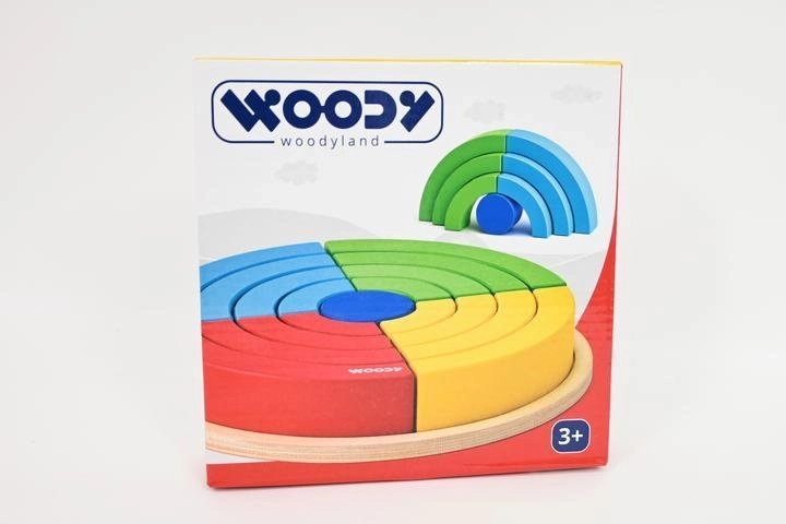 Woodyland stapelbare regenboogringen