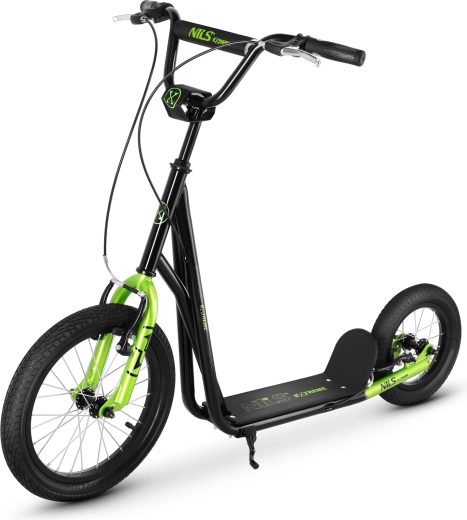 Trottinette avec pneus gonflables 16/12 pour ville et route Nils Extreme