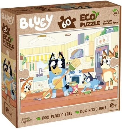 Lisciani eco dubbelzijdige puzzel Bluey 60 stukjes