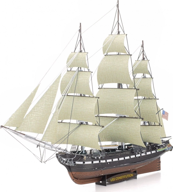 Metal Earth 3D-puzzel Premium Series: schip USS Constitution – metalen model