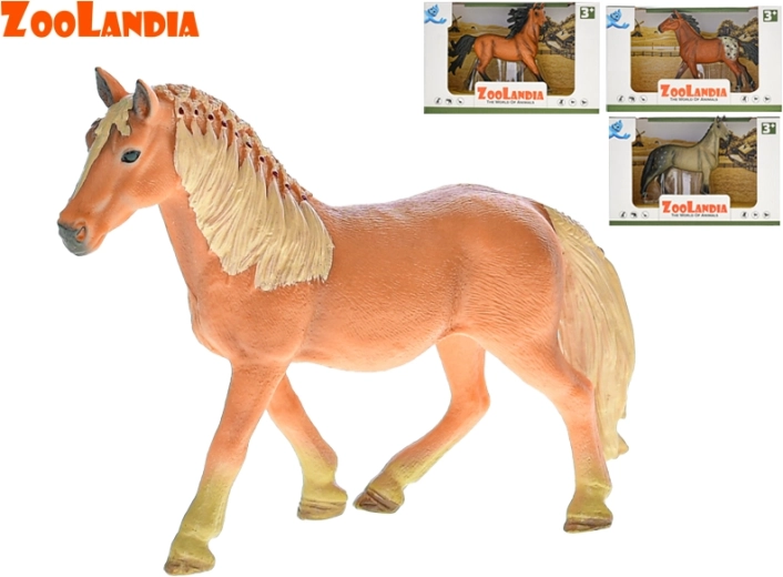 Zoolandia plastic figuur paard 12–15 cm