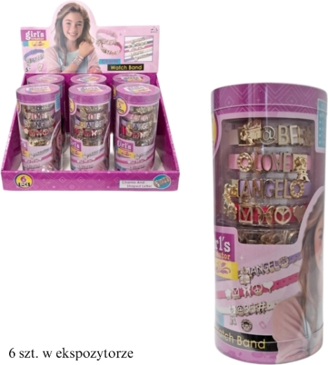 kinderen DIY-set voor het maken van armbanden met hangers en letters