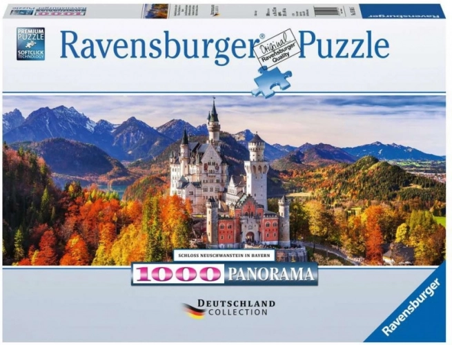Ravensburger panoramapuzzel Neuschwanstein kasteel 1000 stukjes