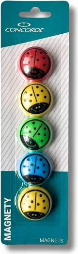 Ladybug Magnets 35 mm, 5 pcs