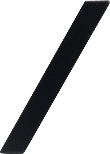 Chasse-obstacle de maison 95 mm en acier inoxydable – noir mat