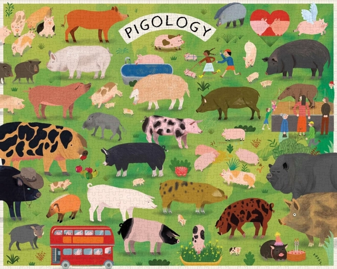 Puzzle Pigologie 1000 pièces par Chronicle Books