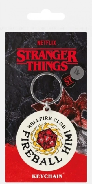 Stranger Things Fireball Keychain