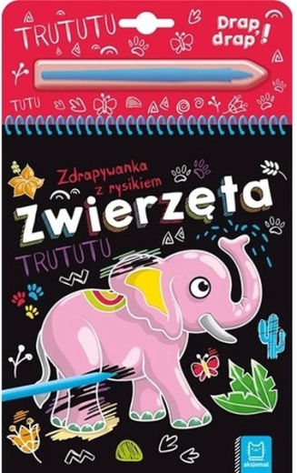 Scratch Art Book with Stylus – Animals