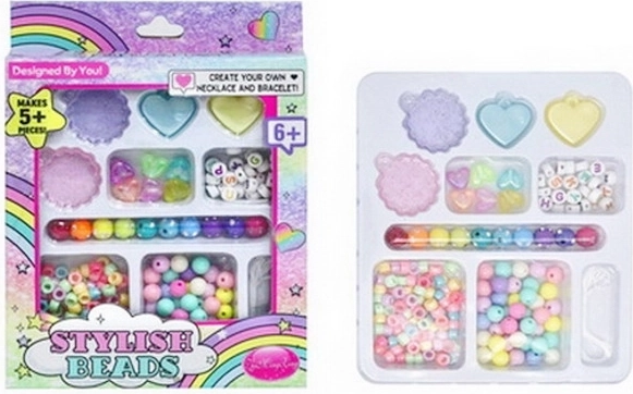 Coffret créatif de perles pour fabriquer des bijoux pour enfants