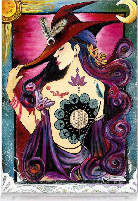 Zodiac Lady Puzzle 1000 Pieces