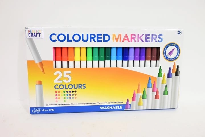 Washable markers for kids – set of 25 colors