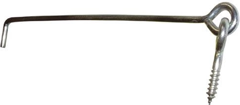 Crochets pour fenêtres et portes galvanisés – lot de 10 pcs