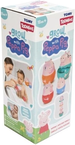 Tomy Peppa Pig nesting dolls – Peppa’s family for the bath