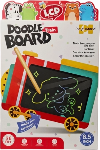 LCD Drawing Tablet in the Shape of a Train