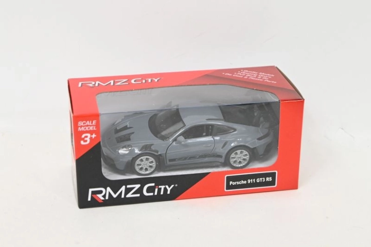 Modèle de voiture RMZ Porsche 911 GT3 RS 2023 1:37 argentée