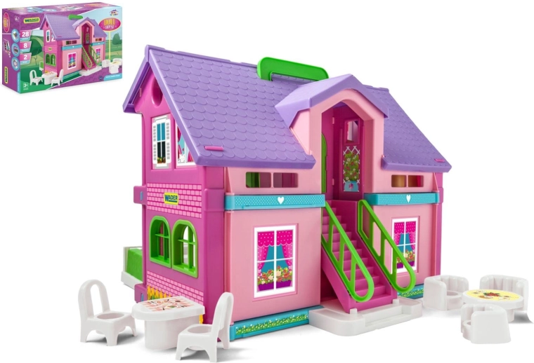 Plastic Dollhouse 37 × 30 cm Wader