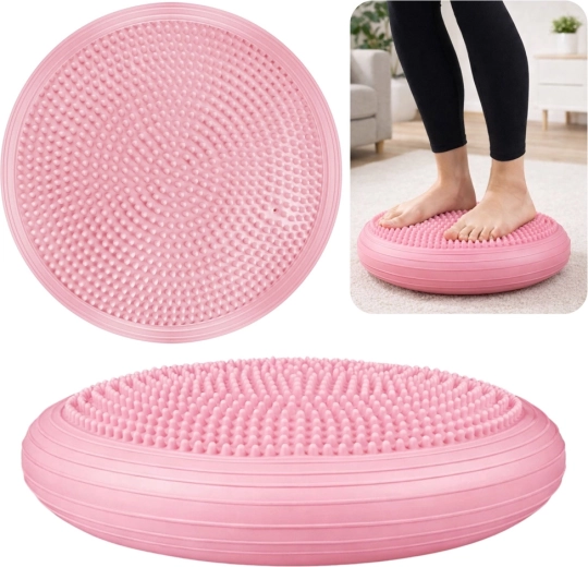 Balance sensorimotor hedgehog disc 34 cm – pink