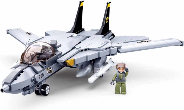 F-14 TOMCAT Fighter Jet Building Set Sluban ModelBricks