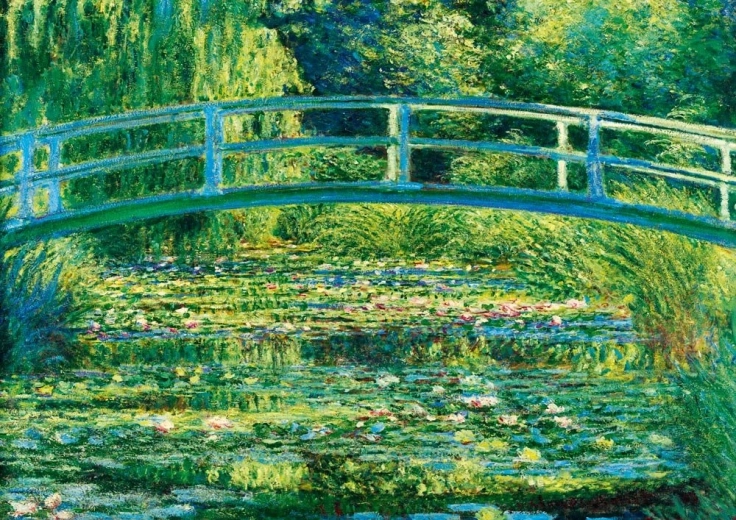 Water Lilies Puzzle 1000 pieces BLUEBIRD