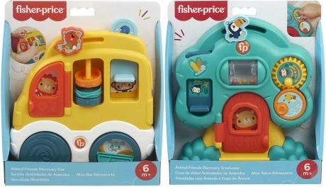 Fisher-Price Ontdekken met diertjes – interactieve baby-speelgoed